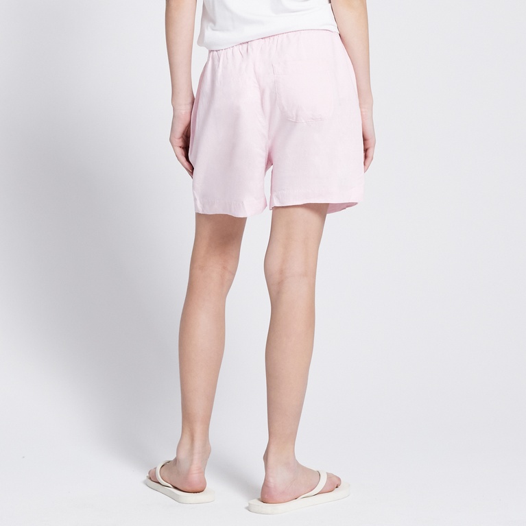 Linen blend shorts "Mella" Soft Pink